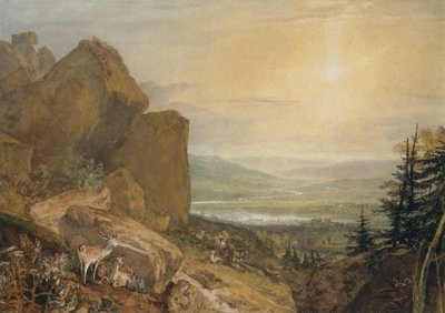 Valley of the Wharfe with Otley in the Distance by Joseph Mallord William Turner